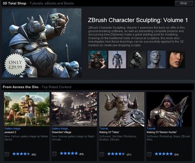 英国3Dtotal 游戏动漫CG设计的领先平台与开发指南